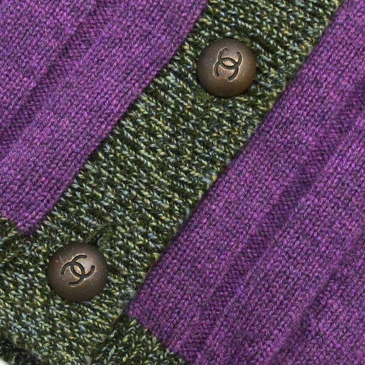 مملوكة مسبقًا Chanel Cardigan Purple 