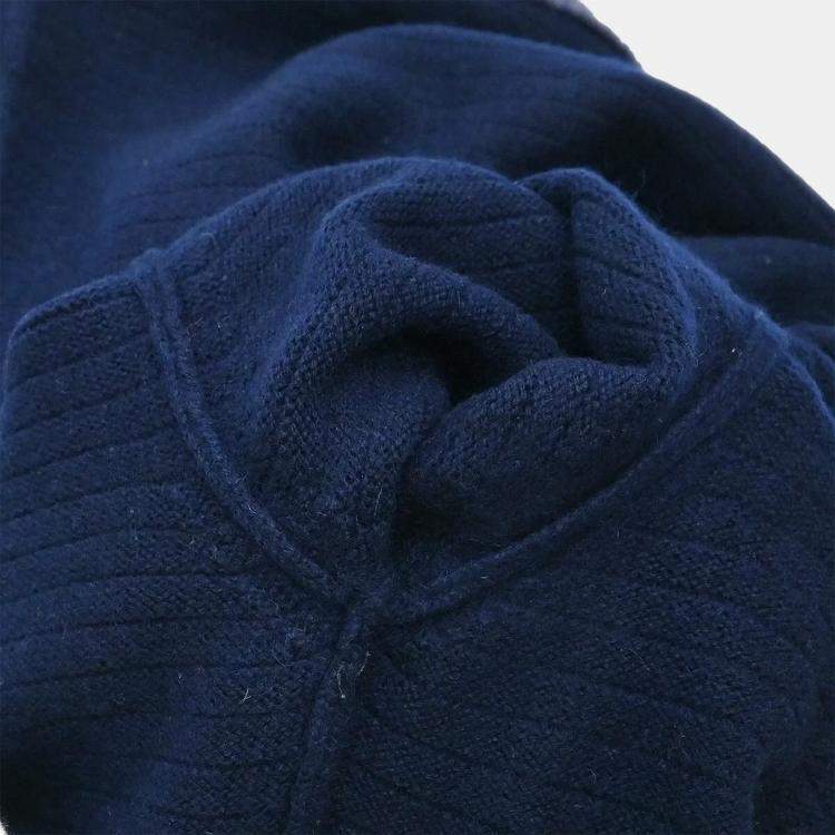 Pre Owned Chanel Cardigan Navy Blue