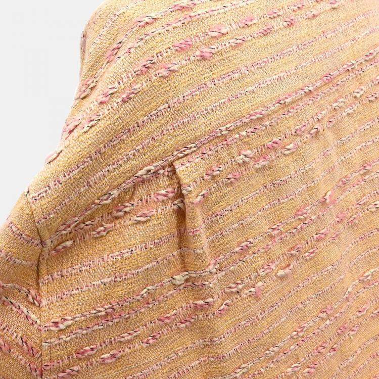 Pre Owned Chanel Single Breasted Jacket Pink 