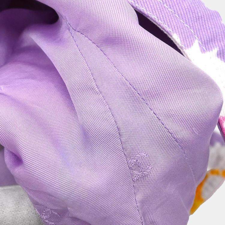 Pre Owned Chanel Setup Suit Jacket Sleeveless Camisole Dress Purple #38
