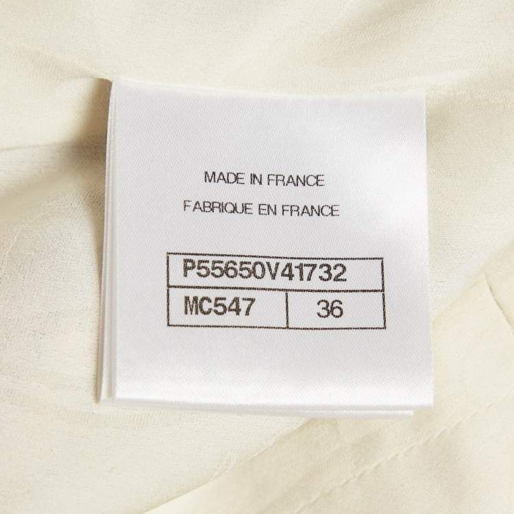 Pre Owned Chanel Multicolor Tweed Double Breasted Cuba Blazer S