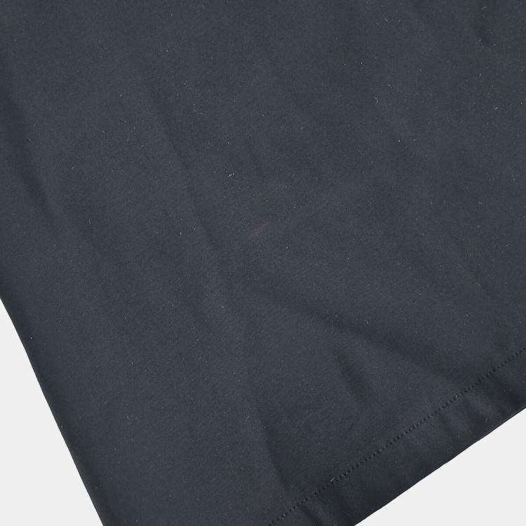 Pre Owned Chanel Short Sleeve T-shirt Top Black Size S