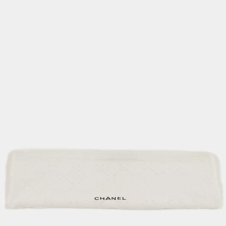 Pre Owned Chanel White Cotton Terry Button Detail Mini Dress M