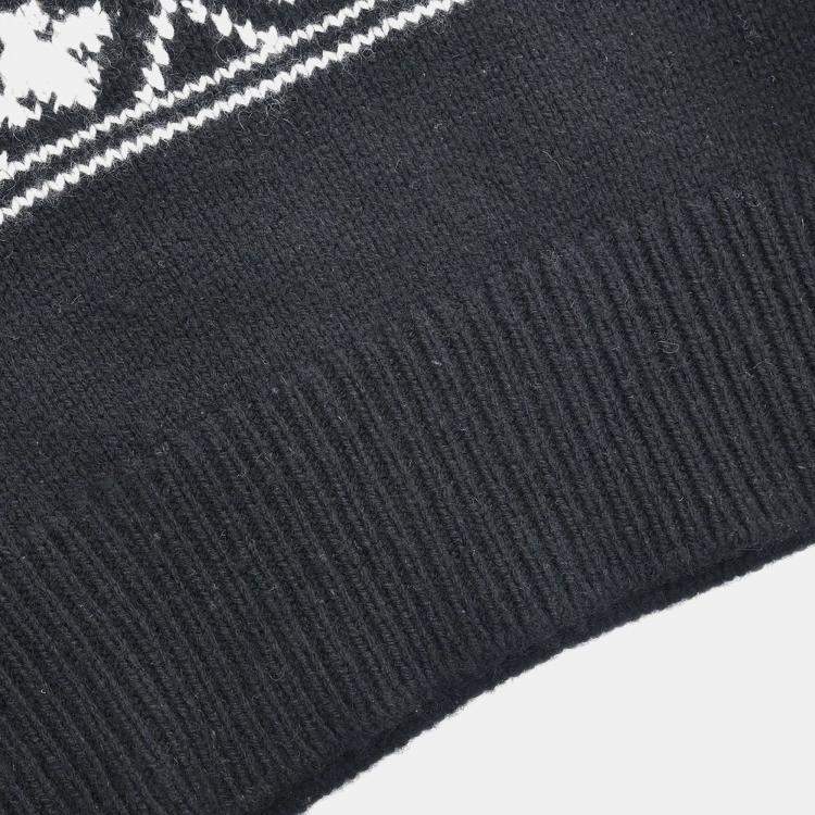 Pre Owned Chanel Sweater Top Black 95A Size M