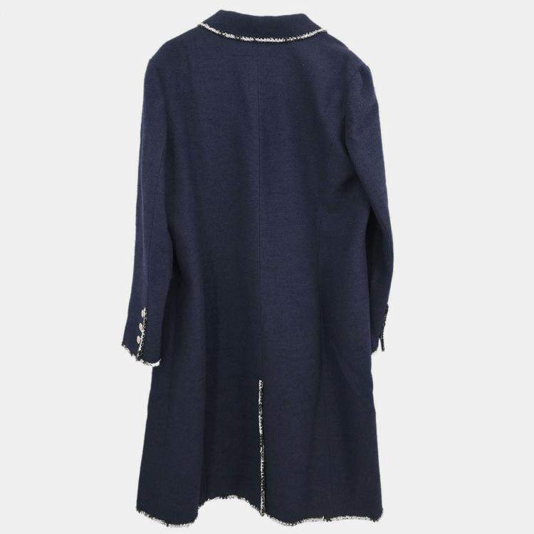 Pre Owned جاكيت شانيل بحري 05C مقاس 46