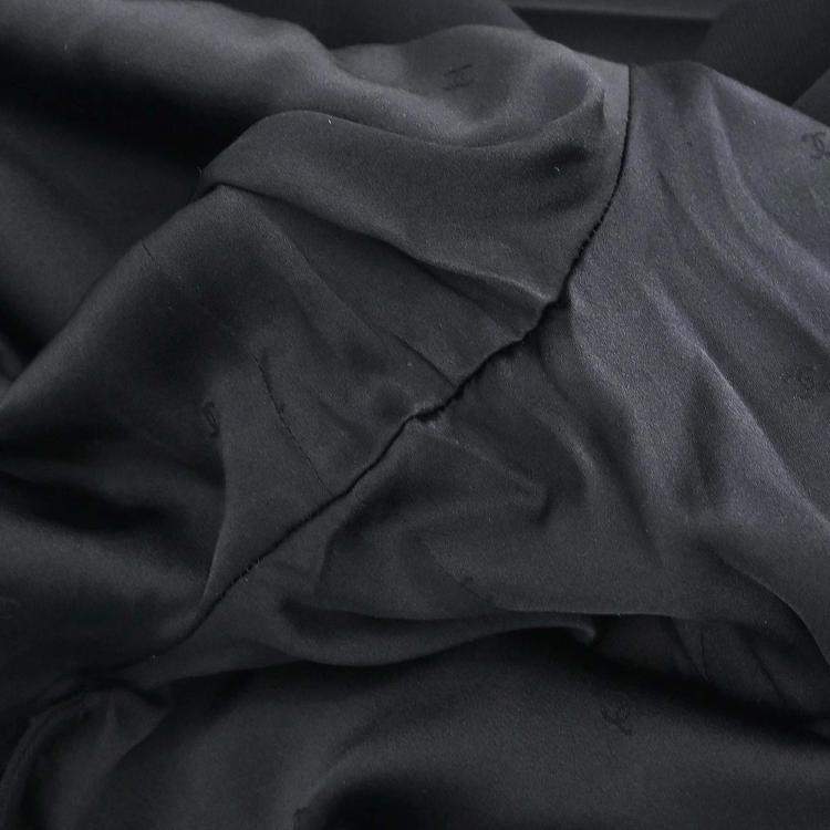 Pre Owned Chanel Black Wool Setup Jacket Pants M