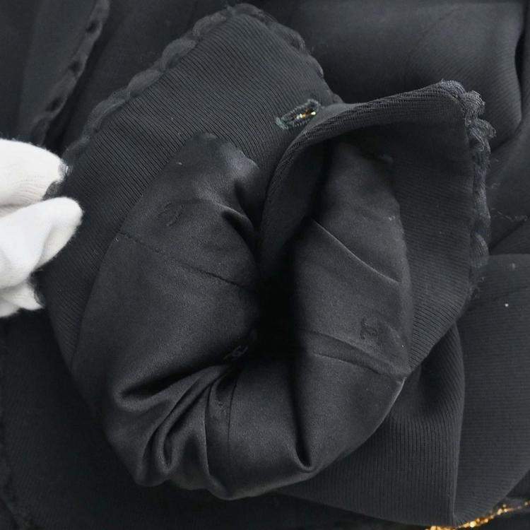 Pre Owned Chanel Black Wool Setup Jacket Pants M