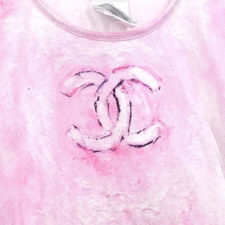 مملوكة مسبقًا Chanel Pink T-shirt 09C M