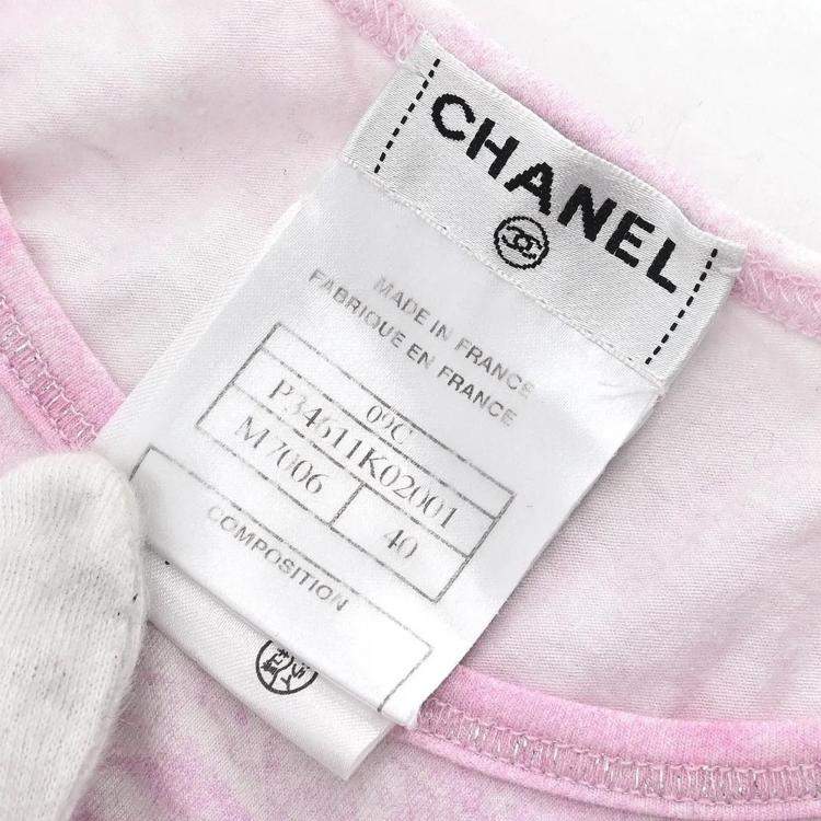 مملوكة مسبقًا Chanel Pink T-shirt 09C M