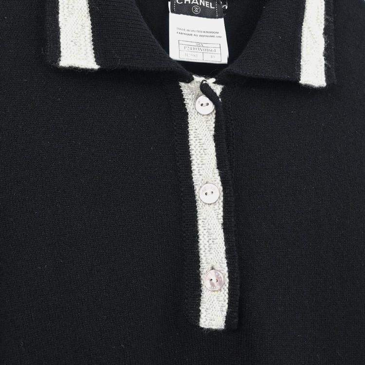 Pre Owned فستان شانيل أسود بنصف كم #40