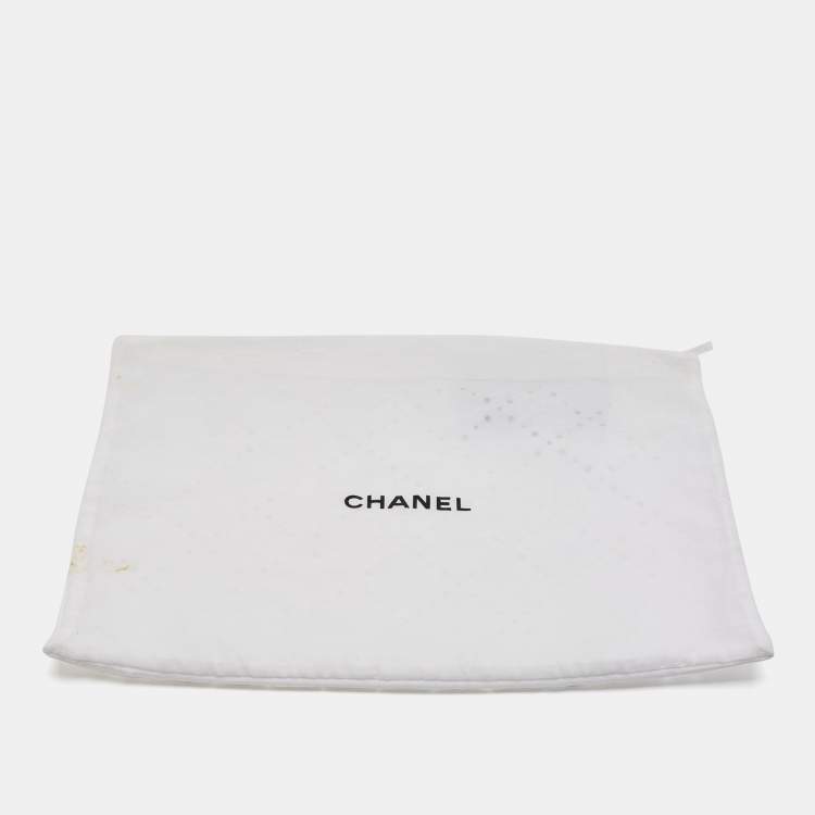 Pre Owned Chanel Ivory 31 Intarsia Rib Knit Top M