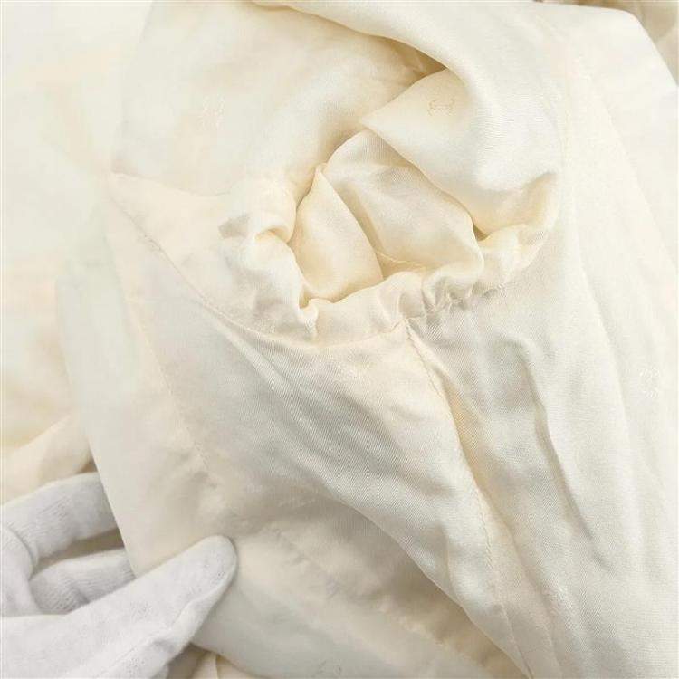 Pre Owned Chanel Single Breasted Jacket White Size S