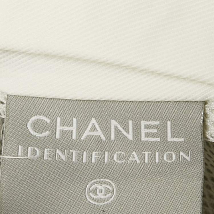 مملوكة مسبقًا Chanel Grey Cotton & Nylon Light Weight Hooded Zip Up Coat S