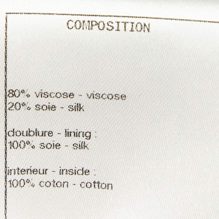 مملوكة مسبقًا Chanel Black Velvet Long Cape Coat M