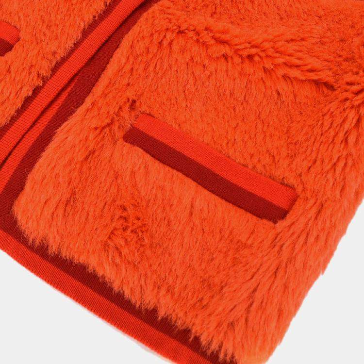 مملوكة مسبقًا Chanel Fur Vest Red Size S