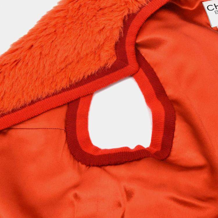 مملوكة مسبقًا Chanel Fur Vest Red Size S