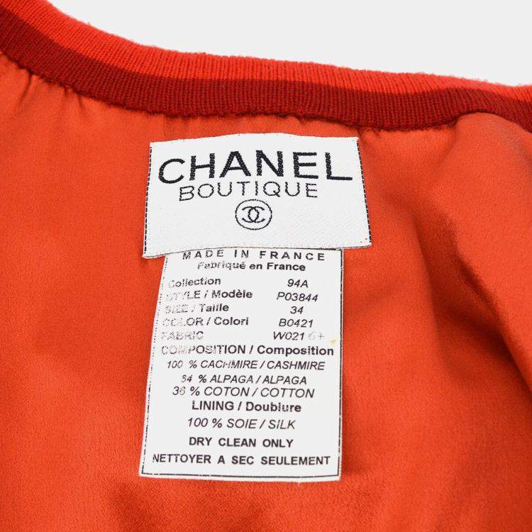 مملوكة مسبقًا Chanel Fur Vest Red Size S