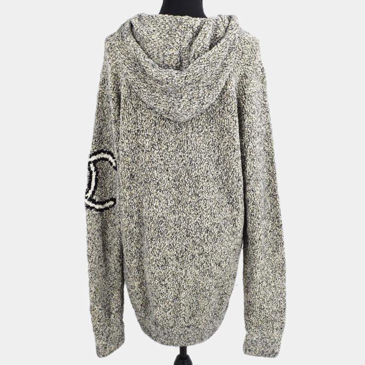 Pre Owned Chanel 07A Penguin Long Sleeve Dress Gray