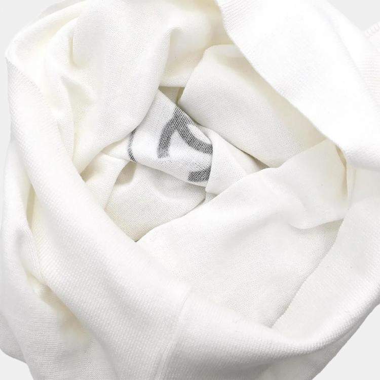 Pre Owned توب شانيل بلا أكمام أبيض مقاس ٣٨