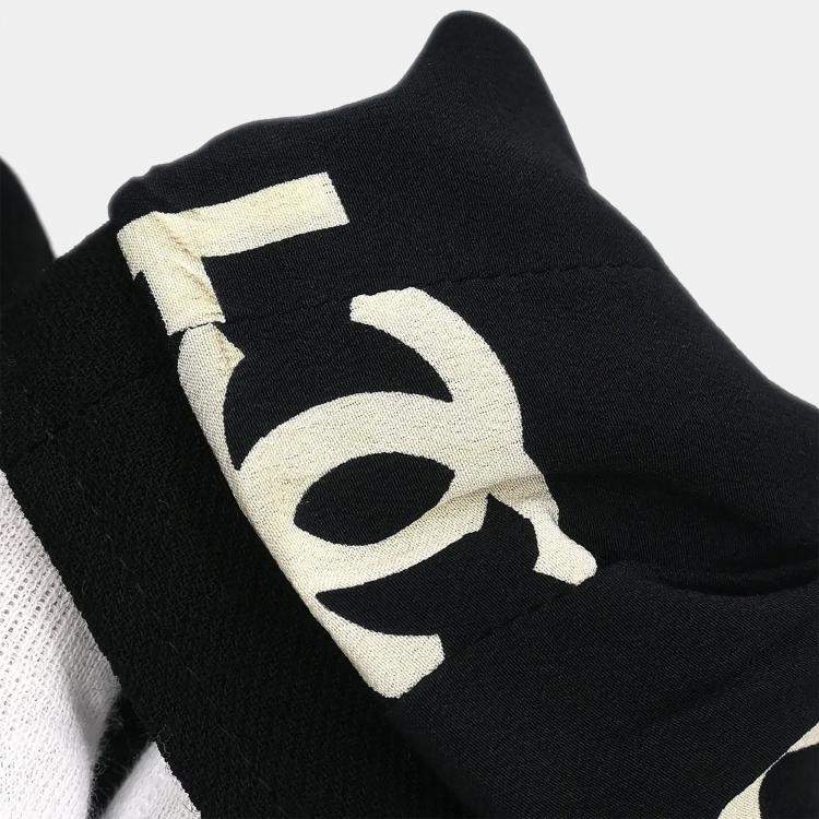 Pre Owned Chanel Double Breasted Jacket Black F 38