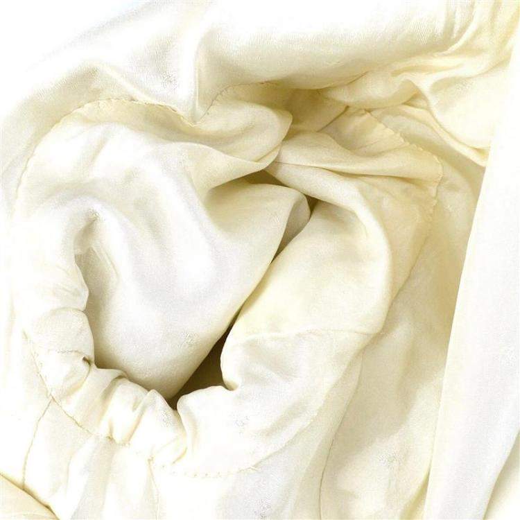 Pre Owned Chanel Collarless Jacket White  F 36