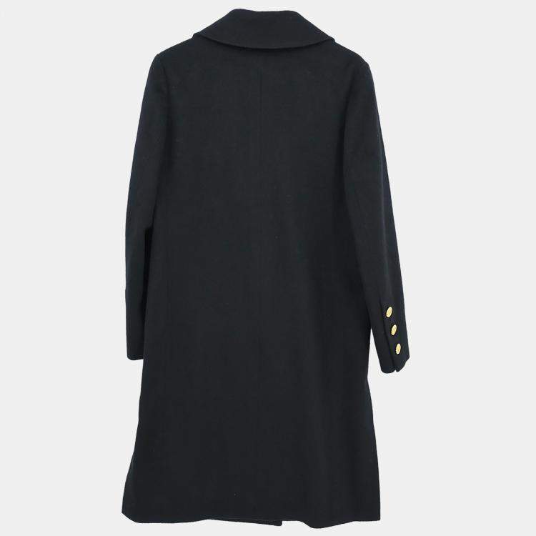 Pre Owned Chanel Coat Black  F 34
