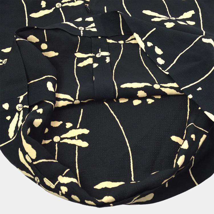 Pre Owned Chanel 98P Cc Sleeveless Dress Skirt Black  F 36