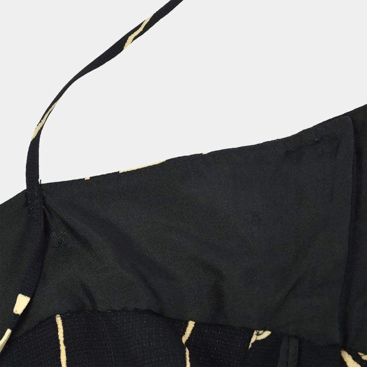 Pre Owned Chanel 98P Cc Sleeveless Dress Skirt Black  F 36