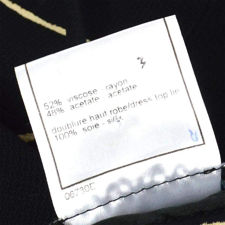 Pre Owned Chanel 98P Cc Sleeveless Dress Skirt Black  F 36