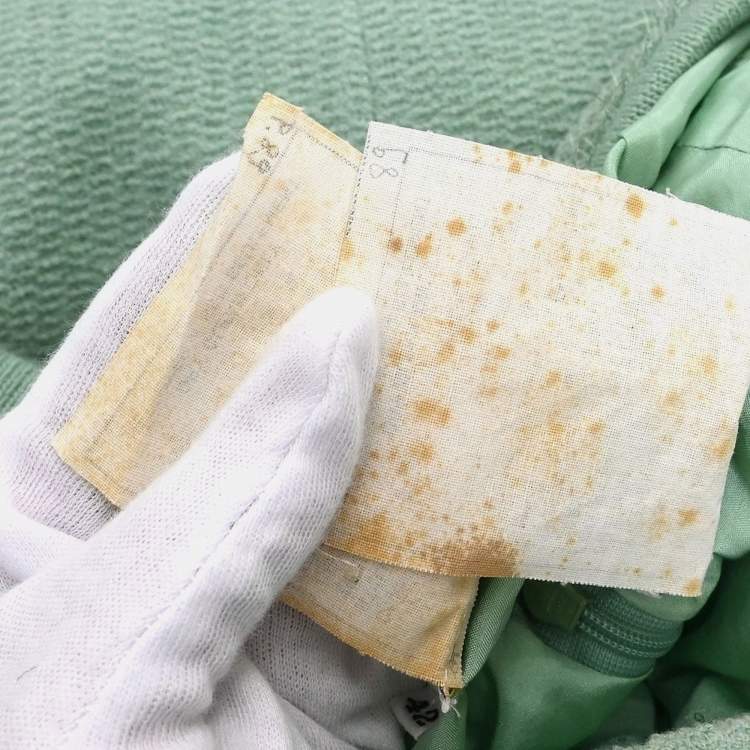 Pre Owned Chanel Setup Suit Jacket Skirt Light Green 94A Size  L