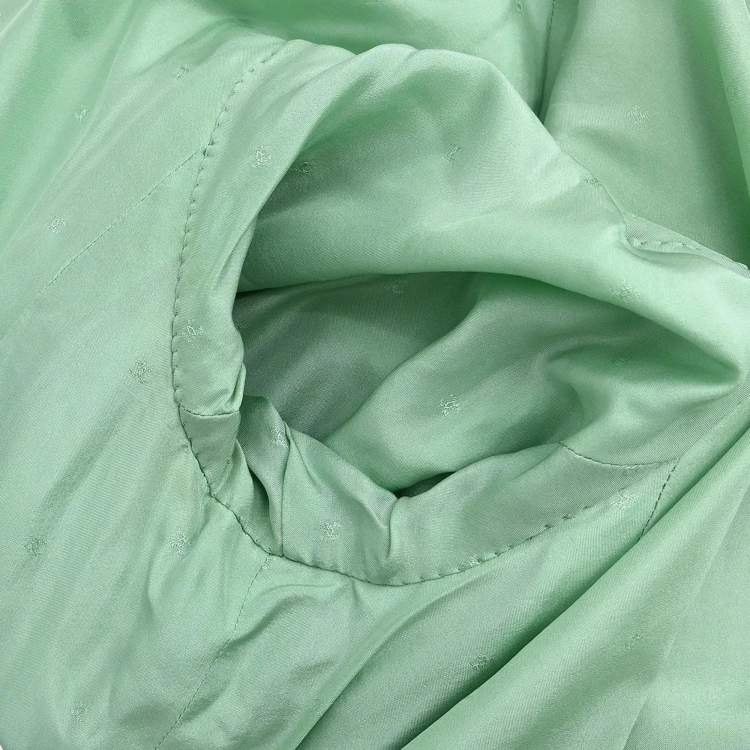 Pre Owned Chanel Setup Suit Jacket Skirt Light Green 94A Size  L