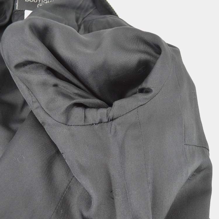 Pre Owned Chanel Wool Jacket Black 96P M