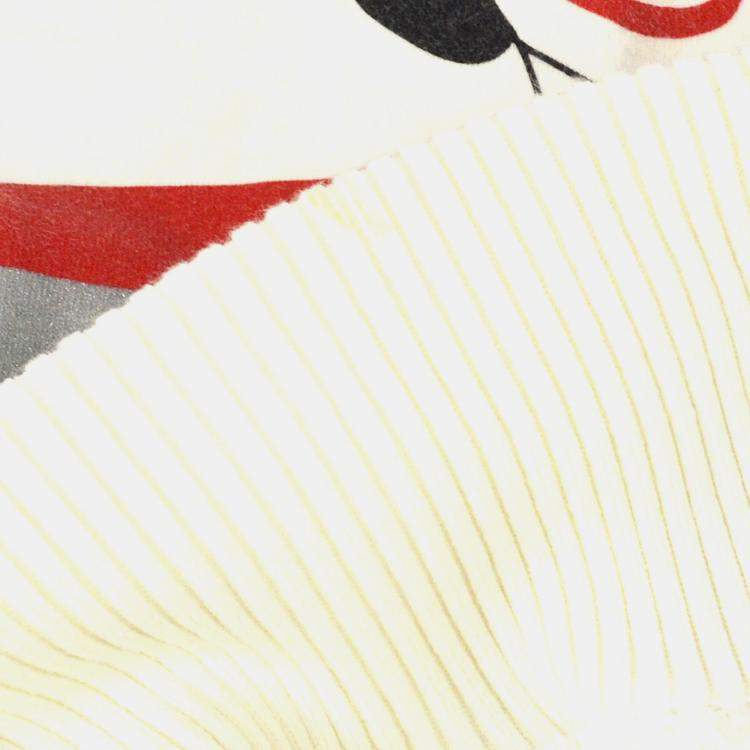 مملوكة مسبقًا Chanel 01A Mademoiselle Long Sleeve Sweatshirt White Red Cotton S