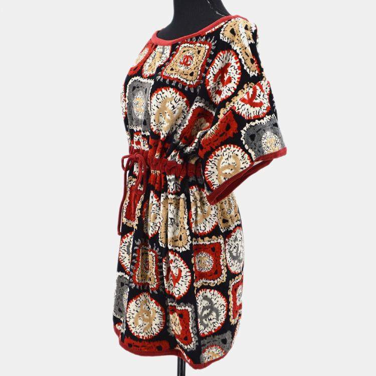 Pre Owned Chanel Sport Line Short Sleeve Top Red S