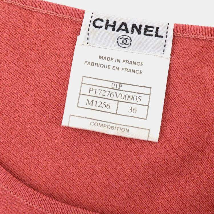 مملوكة مسبقًا Chanel Sleeveless Top Pink 01P M