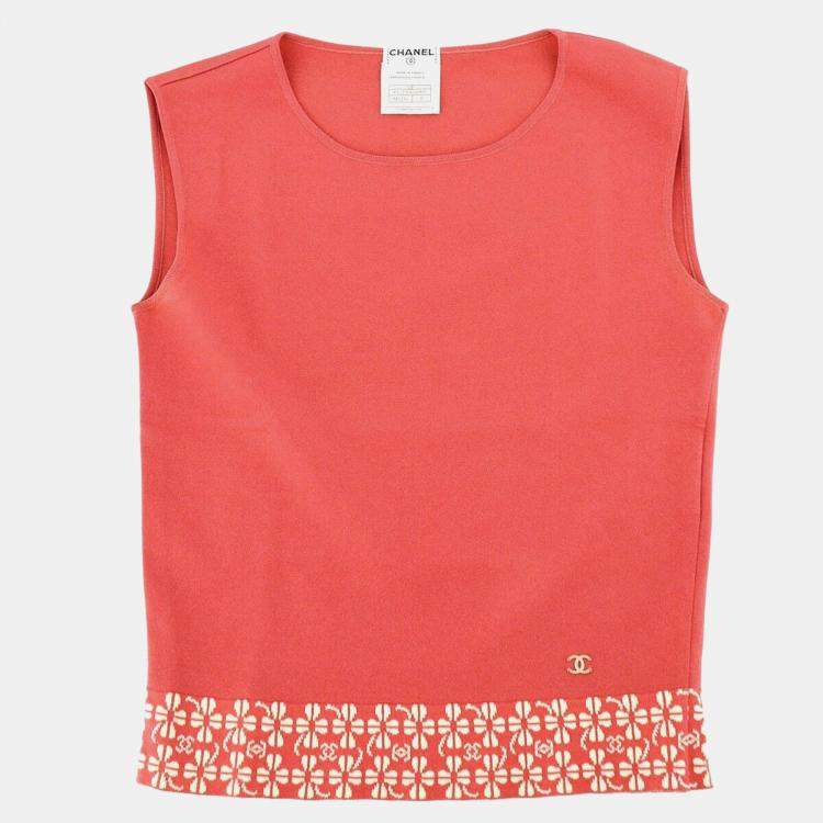مملوكة مسبقًا Chanel Sleeveless Top Pink 01P M
