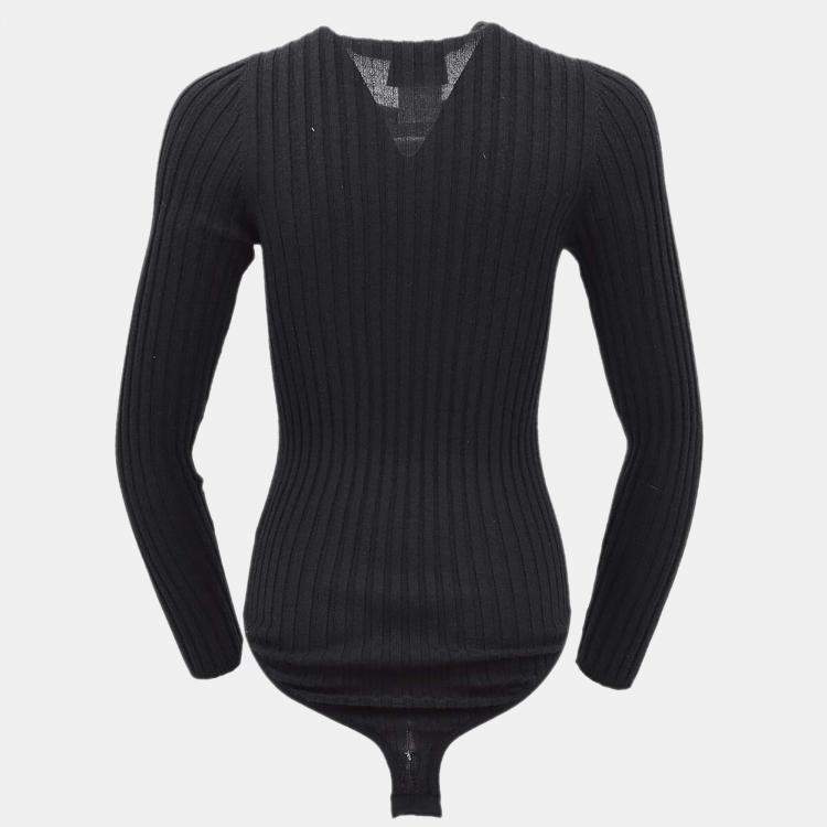 مملوكة مسبقًا Chanel Cashmere Sweater Black M
