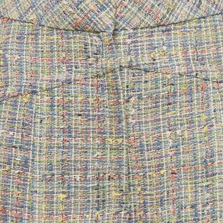 Pre Owned Chanel Multicolor Tweed Culottes M