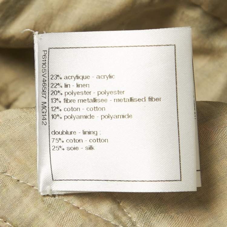 Pre Owned Chanel Multicolor Tweed Culottes M