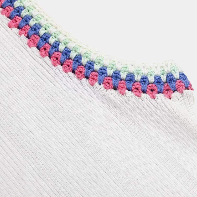 Pre Owned Chanel Sleeveless Top White 07P M