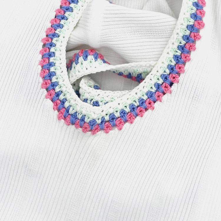 Pre Owned Chanel Sleeveless Top White 07P M