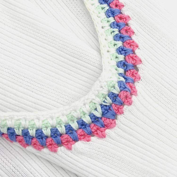 Pre Owned Chanel Sleeveless Top White 07P M