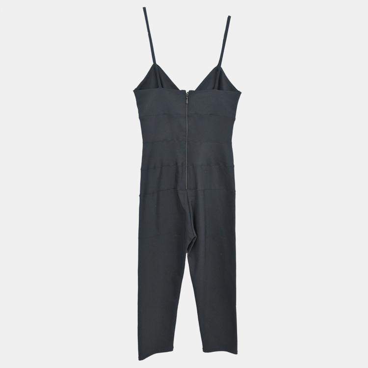 Pre Owned Chanel Camisole Jumpsuit Black S