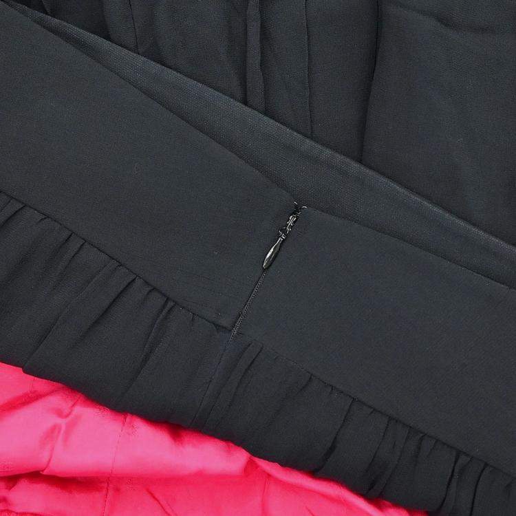 Pre Owned Chanel Setup Suit Jacket Skirt Pink Black S