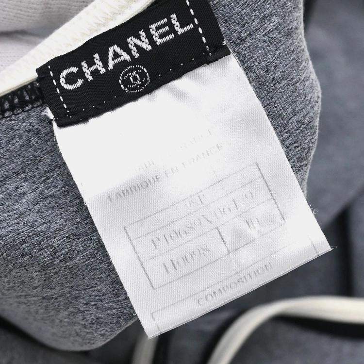 Pre Owned Chanel Sleeveless Dress Gray 98P M