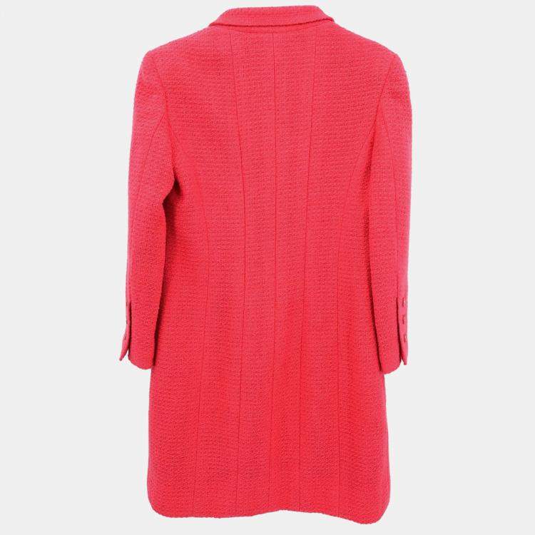 Pre Owned Chanel Jacket Coat Pink L