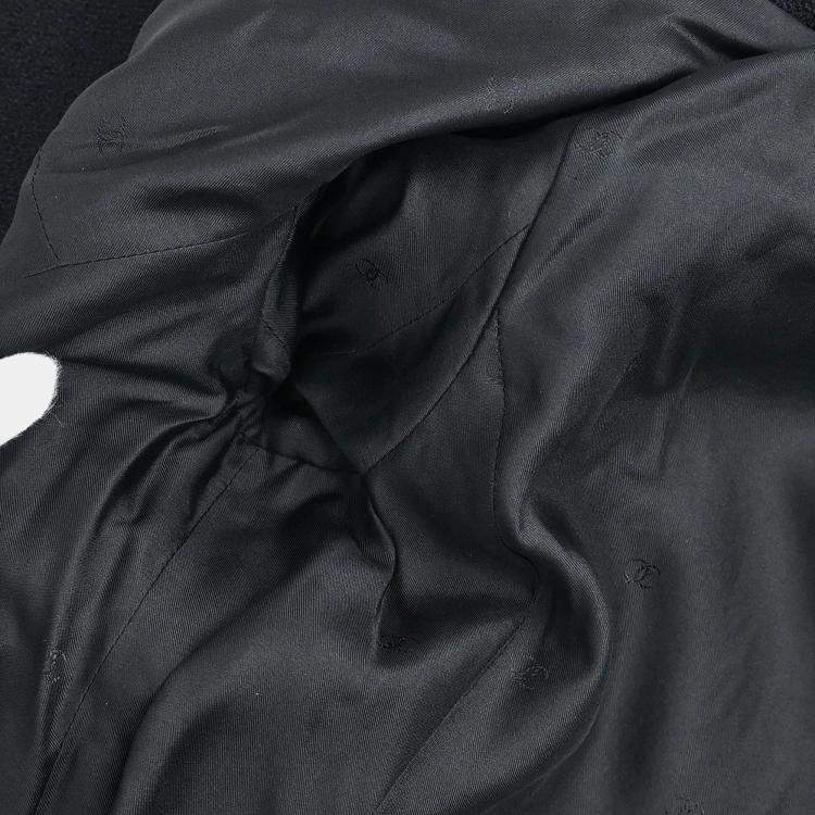 Pre Owned Chanel Setup Suit Jacket Skirt Black M