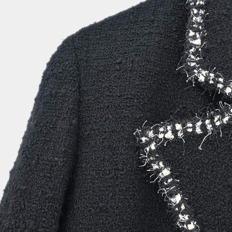مملوكة مسبقًا Chanel Wool Jacket Black 94A Size L
