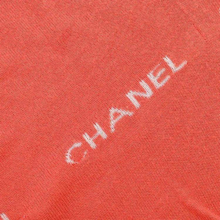 Pre Owned Chanel T-shirt Top Salmon Pink M