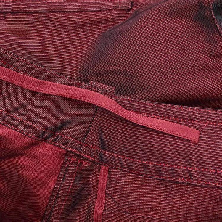 Pre Owned Chanel Silk Long Pants Red S